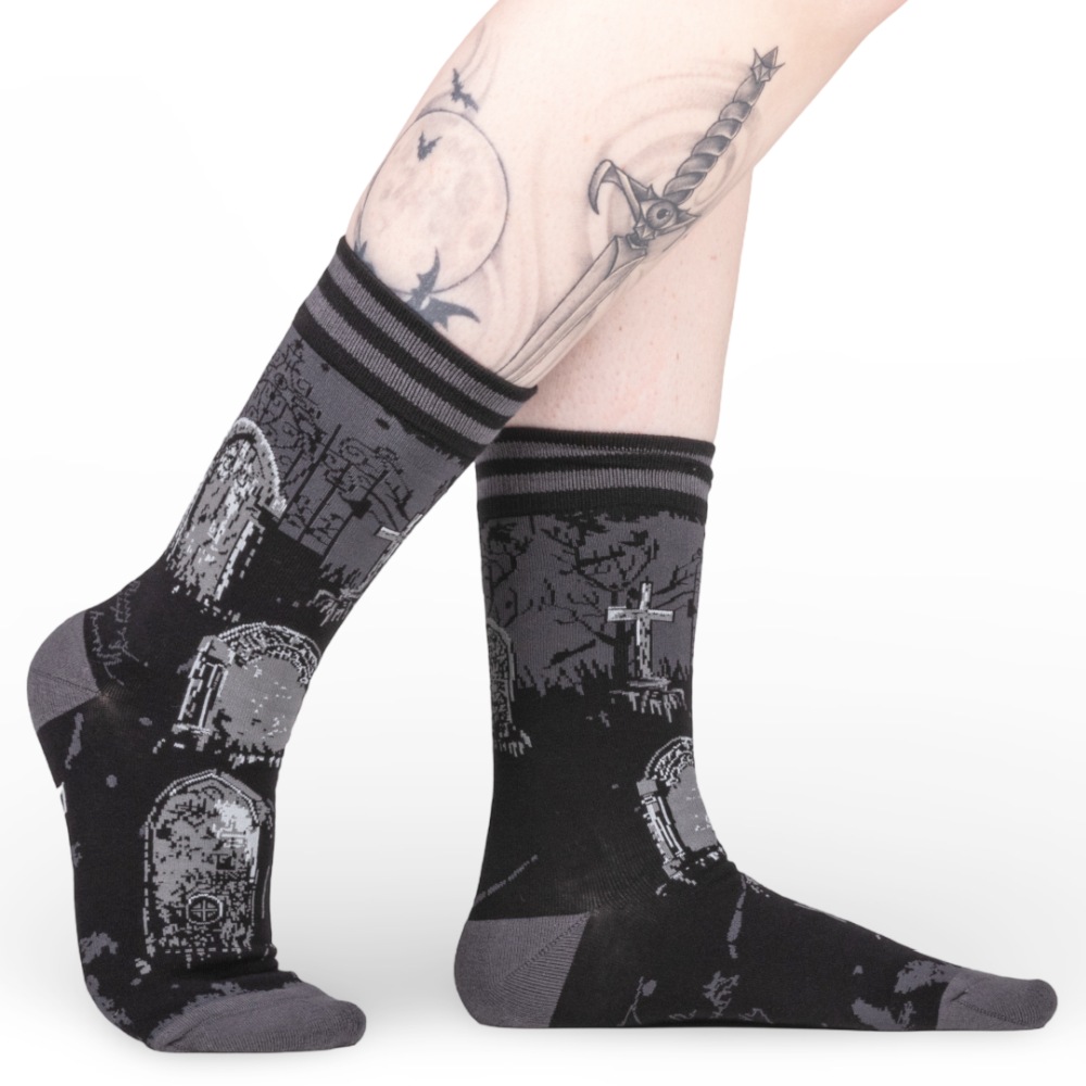 Footclothes - Nocturnal Garden Of The Dead Sokken - Grijs